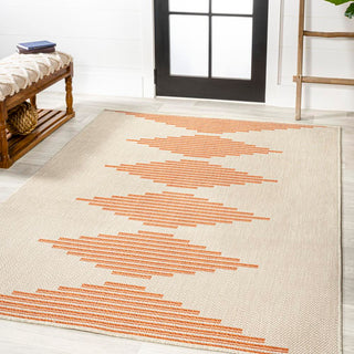 Vinales Diamond Stripe Indoor/outdoor Area Rug - JONATHAN Y