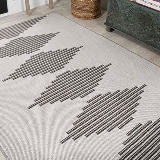 Vinales Diamond Stripe Indoor/outdoor Area Rug - JONATHAN Y