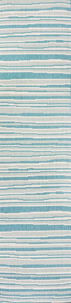 Castara Wavy Stripe Modern Indoor/outdoor Area Rug - JONATHAN Y