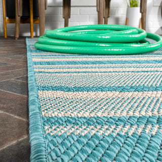 Castara Wavy Stripe Modern Indoor/outdoor Area Rug - JONATHAN Y