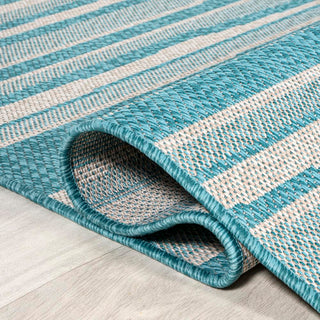 Castara Wavy Stripe Modern Indoor/outdoor Area Rug - JONATHAN Y