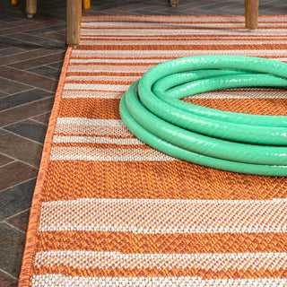 Castara Wavy Stripe Modern Indoor/outdoor Area Rug