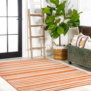 Castara Wavy Stripe Modern Indoor/outdoor Area Rug - JONATHAN Y
