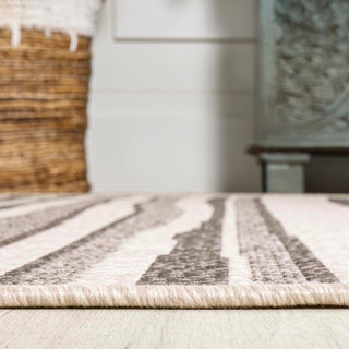 Castara Wavy Stripe Modern Indoor/outdoor Area Rug