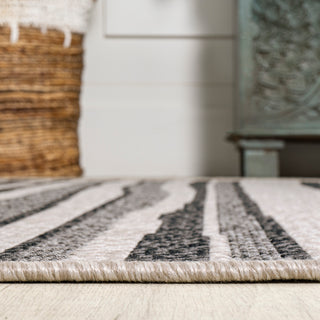 Castara Wavy Stripe Modern Indoor/outdoor Area Rug