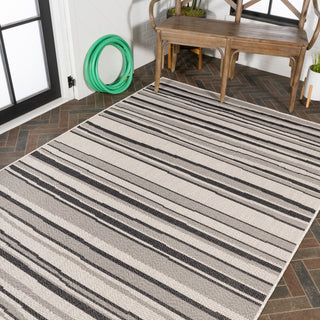 Castara Wavy Stripe Modern Indoor/outdoor Area Rug