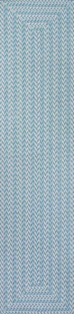 Chevron Modern Concentric Squares Indoor/outdoor Area Rug - JONATHAN Y