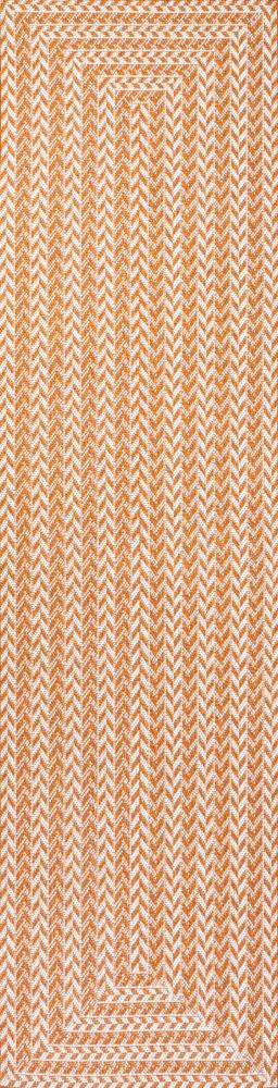 Chevron Modern Concentric Squares Indoor/outdoor Area Rug