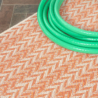 Chevron Modern Concentric Squares Indoor/outdoor Area Rug