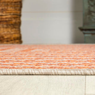 Chevron Modern Concentric Squares Indoor/outdoor Area Rug