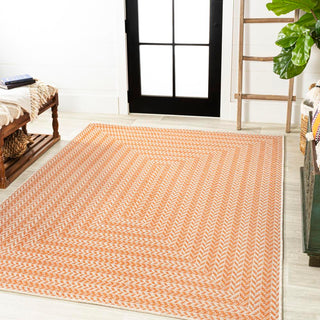 Chevron Modern Concentric Squares Indoor/outdoor Area Rug