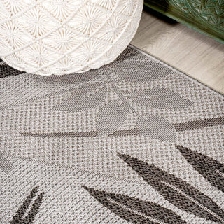 Havana Tropical Palm Leaf Indoor/outdoor Area Rug - JONATHAN Y