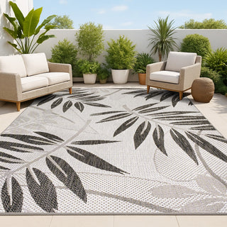 Havana Tropical Palm Leaf Indoor/outdoor Area Rug