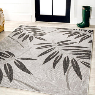 Havana Tropical Palm Leaf Indoor/outdoor Area Rug - JONATHAN Y