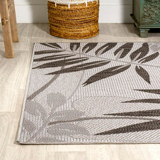 Havana Tropical Palm Leaf Indoor/outdoor Area Rug - JONATHAN Y