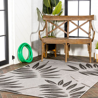 Havana Tropical Palm Leaf Indoor/outdoor Area Rug
