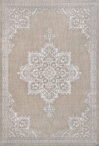Arden Vintage Casual Medallion Indoor/Outdoor Area Rug - JONATHAN Y