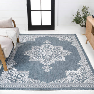 Arden Vintage Casual Medallion Indoor/Outdoor Area Rug - JONATHAN Y