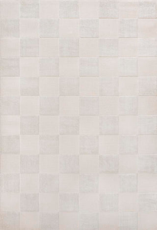 Hand Modern Geometric Checkerboard High-Low Area Rug - JONATHAN Y
