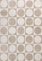 Geometric Modern Geometric Circles In Squares High-Low Area Rug