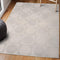 Geometric Modern Geometric Circles In Squares High-Low Area Rug