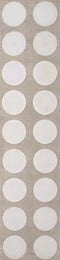 Adrian Modern Geometric Circle Dot High-Low Area Rug