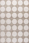 Loloi Modern Geometric Circle Dot High-Low Area Rug