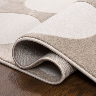 Adrian Modern Geometric Circle Dot High-Low Area Rug - JONATHAN Y