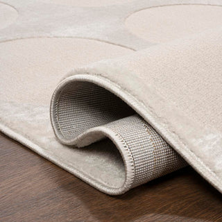 Adrian Modern Geometric Circle Dot High-Low Area Rug - JONATHAN Y
