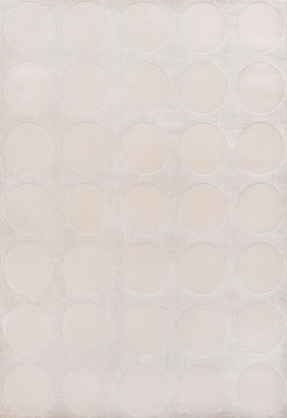 Adrian Modern Geometric Circle Dot High-Low Area Rug - JONATHAN Y