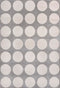 Adrian Modern Geometric Circle Dot High-Low Area Rug