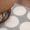 Adrian Modern Geometric Circle Dot High-Low Area Rug