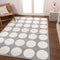 Loloi Modern Geometric Circle Dot High-Low Area Rug