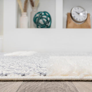 Kerstin Geometric High-low Area Rug - JONATHAN Y