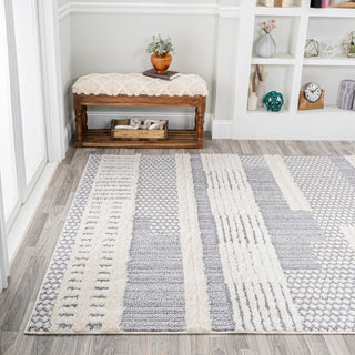 Kerstin Geometric High-low Area Rug - JONATHAN Y