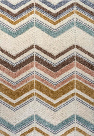 Elin Chevron High-low Area Rug - JONATHAN Y