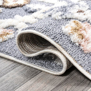 Aziza Persian Medallion High-low Area Rug - JONATHAN Y