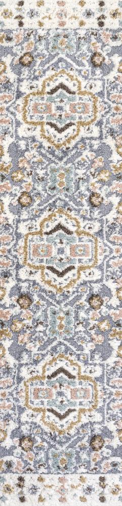 Aziza Persian Medallion High-low Area Rug - JONATHAN Y