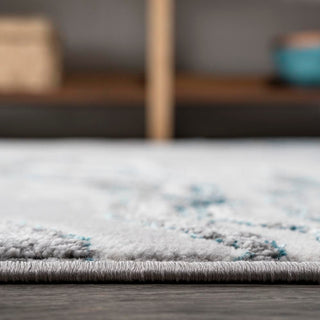Swirl Marbled Abstract Area Rug - JONATHAN Y