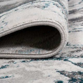 Swirl Marbled Abstract Area Rug - JONATHAN Y