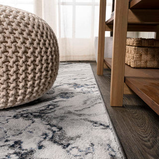 Swirl Marbled Abstract Area Rug