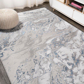 Swirl Marbled Abstract Area Rug