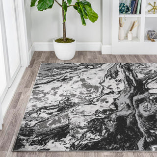 Swirl Marbled Abstract Area Rug