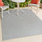 Damon Classic Coastal Pinstripe Reversible Machine-Washable Indoor/Outdoor Area Rug