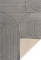 Zephyr Mid-Century Modern Arch Stripe Reversible Machine-Washable Indoor/Outdoor Area Rug