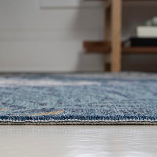 Calypso Coastal Casual Palm Frond Reversible Machine-Washable Indoor/Outdoor Area Rug - JONATHAN Y