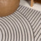 Arielle Mid-Century Modern Curve Stripe Reversible Machine-Washable Indoor/Outdoor Area Rug