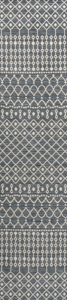 Zana Modern Geometric Moroccan Reversible Machine-Washable Indoor/Outdoor Area Rug - JONATHAN Y