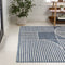 Arielle Mid-Century Modern Geometric Lines Reversible Machine-Washable Indoor/Outdoor Area Rug