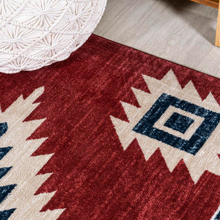 Serape Medallion Southwestern Area Rug - JONATHAN Y
